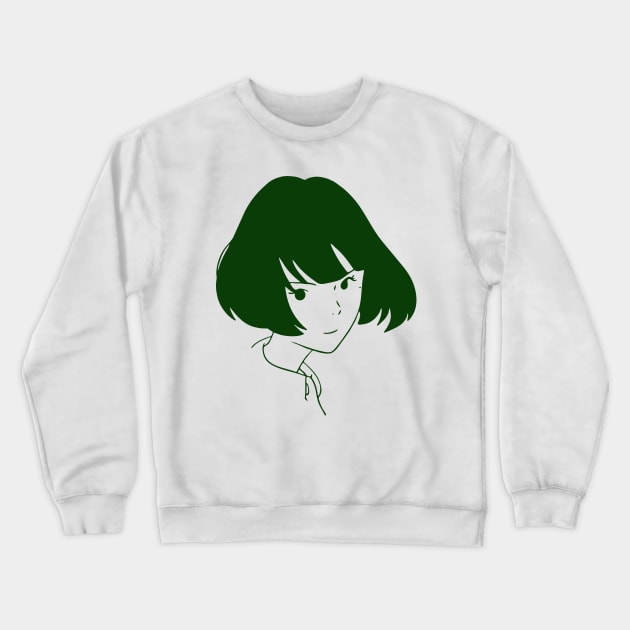 Tatami Galaxy Anime Akashi Crewneck Sweatshirt by Fabiloxxo